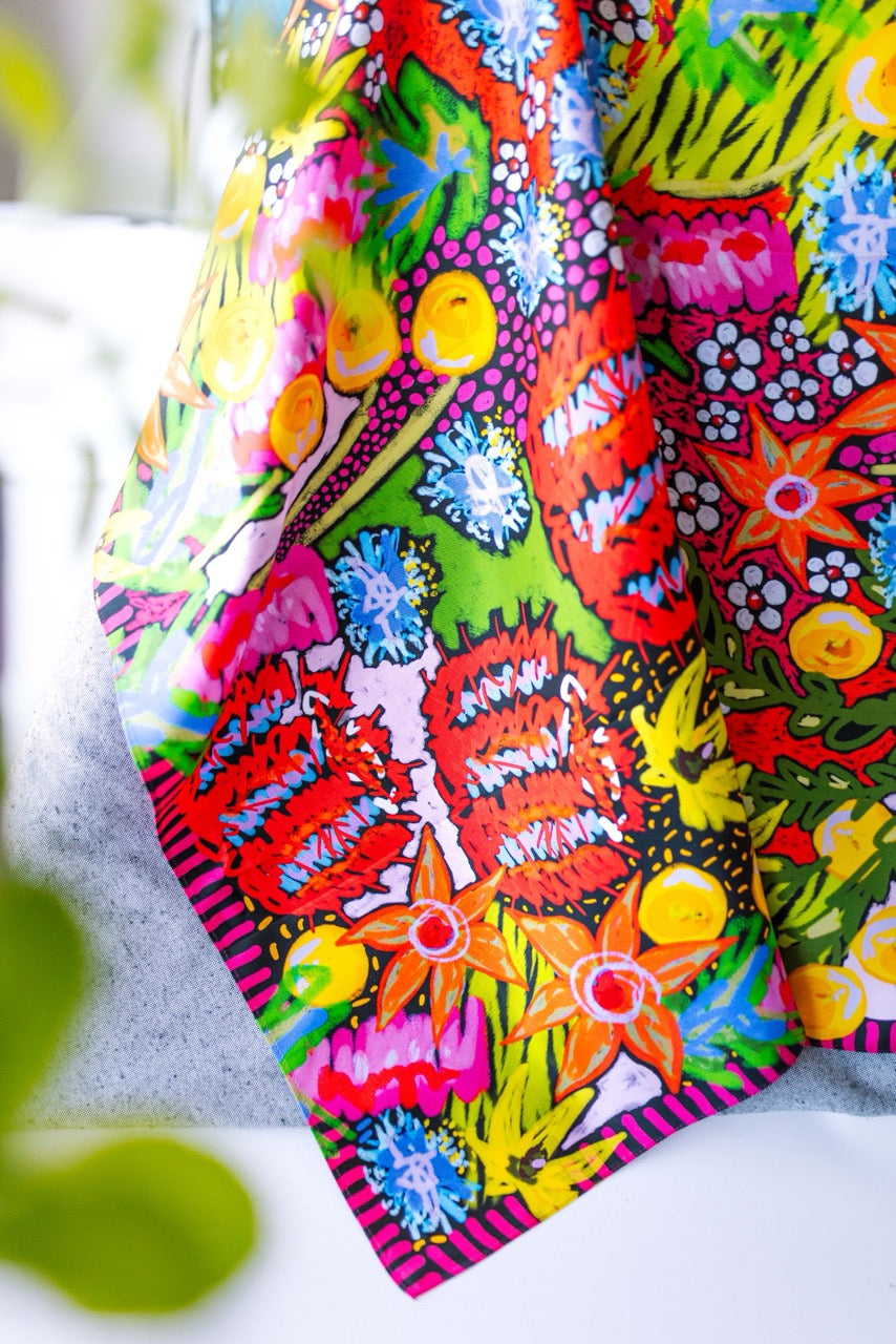 Silk Scarf - Bush Disco