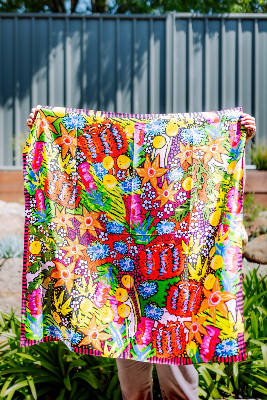 Silk Scarf - Bush Disco