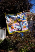 Cotton Silk Scarf - Fly