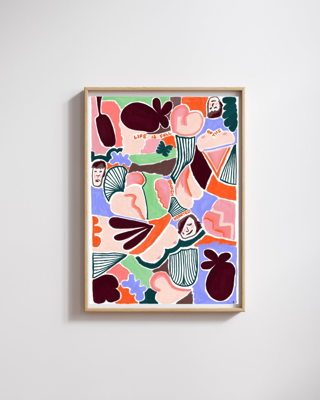 Art Print - Broken hearted
